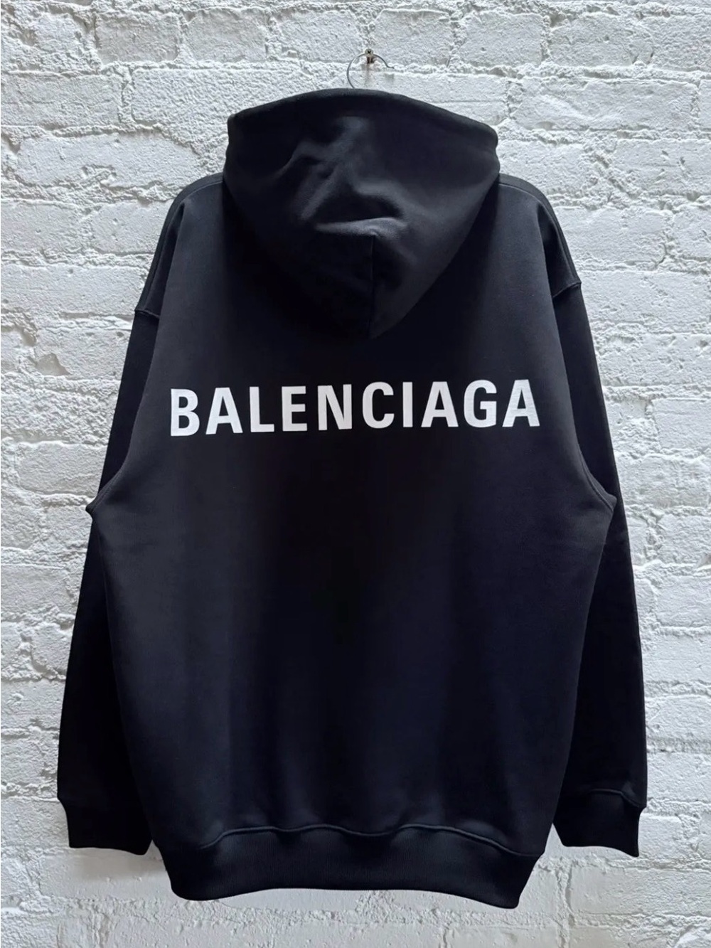 Balenciaga Black Logo Hoodie